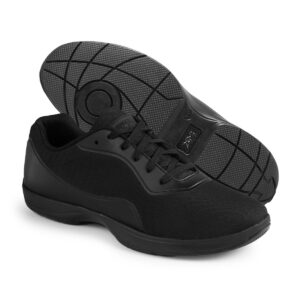 black DrillMax marching band shoes