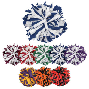 color selection of 6" Two-Color Plastic Cheerleading Show Pom Poms