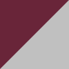 maroon/silver
